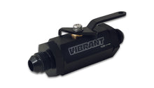 Cargar imagen en el visor de la galería, Vibrant -6AN to -6AN Male Shut Off Valve - Black