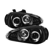 Cargar imagen en el visor de la galería, Spyder Mazda MX3 92-96 Projector Headlights LED Halo LED Black High H1 Low H1 PRO-YD-MMX392-HL-BK