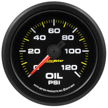 Laden Sie das Bild in den Galerie-Viewer, Autometer Extreme Environment 2-1/16in 120psi Stepper Motor Oil Pressure Gauge w/ Warning Light