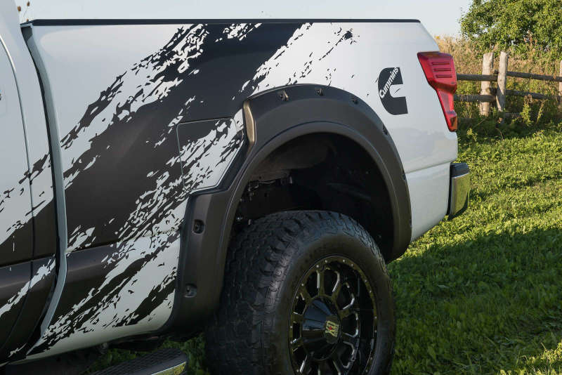 EGR 16+ Nissan Titan XD Bolt-On Look Fender Flares - Set - Matte (795905)