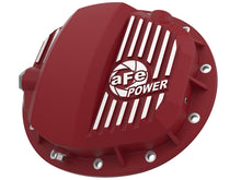 Laden Sie das Bild in den Galerie-Viewer, aFe Pro Series GMCH 9.5 Rear Diff Cover Red w/ Machined Fins 19-20 GM Silverado/Sierra 1500