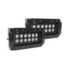 Laden Sie das Bild in den Galerie-Viewer, Westin HDX Flush Mount B-FORCE LED Light Kit (Set of 2) w/wiring harness - Black