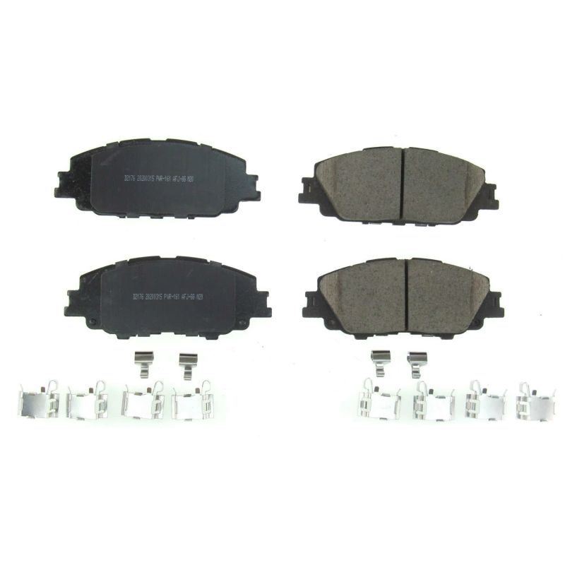 Power Stop 2019 Toyota Corolla Front Z17 Evolution Ceramic Brake Pads w/Hardware