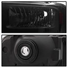 Charger l&#39;image dans la galerie, Xtune Ford F250 F350 F450 Superduty Excursion 99-04 Headlights Black Smoked HD-JH-FF25099-HA-BSM