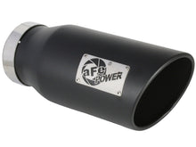 Cargar imagen en el visor de la galería, aFe MACH Force-XP 409 SS Right Side Single Wall Exhaust Tip 5in Inlet x 7in Outlet x 15in L