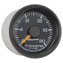 Laden Sie das Bild in den Galerie-Viewer, Autometer Factory Match Chevy 2-1/16in FSE 0-2000 Pyro Kit Gauge