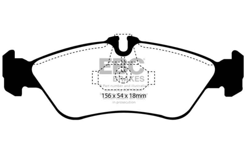 EBC 02-05 Freightliner Sprinter 2500 ATE Rear Greenstuff Rear Brake Pads