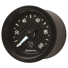 Laden Sie das Bild in den Galerie-Viewer, Autometer GT Series 52mm Mechanical 0-100 psi Oil Pressure Gauge