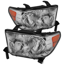 Charger l&#39;image dans la galerie, Xtune Toyota Tundra 07-13 OEM Style Headlights Chrome HD-JH-TTU07-AM-C