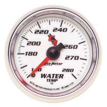 Carica l&#39;immagine nel visualizzatore di Gallery, Autometer C2 52mm Mechanical 140-280 Deg F Water Temperature Gauge