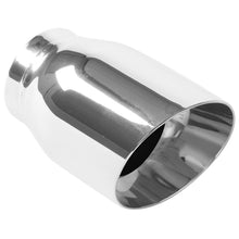 गैलरी व्यूवर में इमेज लोड करें, MagnaFlow Tip Stainless Double Wall Round Single Outlet Polished 3.5in DIA 2.5in Inlet 5.5in Length