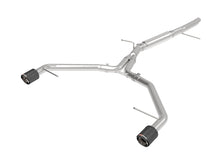 Carica l&#39;immagine nel visualizzatore di Gallery, aFe 17-19 Audi A4 (L4-2.0L) MACH Force-Xp  Stainless Steel Axle-Back Exhaust System - Carbon Tip