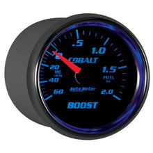 Laden Sie das Bild in den Galerie-Viewer, Autometer Cobalt 52mm 2 BAR Mechanical Boost Gauge