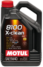 Charger l&#39;image dans la galerie, Motul 5L Synthetic Engine Oil 8100 5W40 X-CLEAN C3 -505 01-502 00-505 00-LL04 - Case of 4