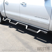 गैलरी व्यूवर में इमेज लोड करें, Westin 07-18 Chevrolet Silverado 1500 CC 5.5ft Bed HDX Drop W2W Nerf Step Bars - Tex. Blk