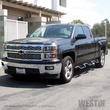 गैलरी व्यूवर में इमेज लोड करें, Westin 14-18 Chevrolet Silverado 1500 DC 6.5ft Bed HDX Drop W2W Nerf Step Bars - Tex. Blk