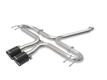 Carica l&#39;immagine nel visualizzatore di Gallery, aFe Takeda 2-1/2in 304 SS Axle-Back Exhaust w/Carbon Tips 17-20 Honda Civic Sport L4-1.5L (t)