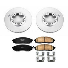 Charger l&#39;image dans la galerie, Power Stop 03-04 Nissan Frontier Front Z17 Evolution Geomet Coated Brake Kit