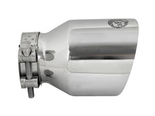 Carica l&#39;immagine nel visualizzatore di Gallery, aFe MACH Force-Xp 304 SS Clamp-On Exhaust Tip 2.5in. Inlet / 4in. Outlet / 6in. L - Polished