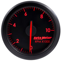 Carica l&#39;immagine nel visualizzatore di Gallery, Autometer Airdrive 2-1/6in Tachometer Gauge 0-10K RMP - Black