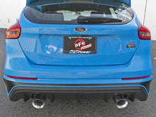 Carica l&#39;immagine nel visualizzatore di Gallery, aFe Takeda 3in 304 SS Axle-Back Exhaust System w/ Polished Tip 16-18 Ford Focus RS 2.3L (t)