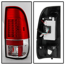 Load image into Gallery viewer, Spyder Ford F150 Styleside 97-03/F250 Version 2 LED Tail Lights Red Clear ALT-YD-FF15097-LED-G2-RC