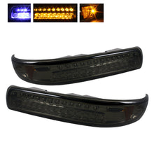 Carica l&#39;immagine nel visualizzatore di Gallery, Xtune Chevy Silverado 99-02 LED Amber Bumper Lights Smoke CBL-CS99-LED-SM