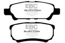 Cargar imagen en el visor de la galería, EBC 06-12 Dodge Caliber 2.4 Extra Duty Rear Brake Pads