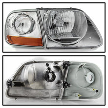 गैलरी व्यूवर में इमेज लोड करें, xTune 97-03 Ford F-150 4pc OEM Style Headlights w/Corner - Chrome (HD-JH-FF15097-L-SET-C)