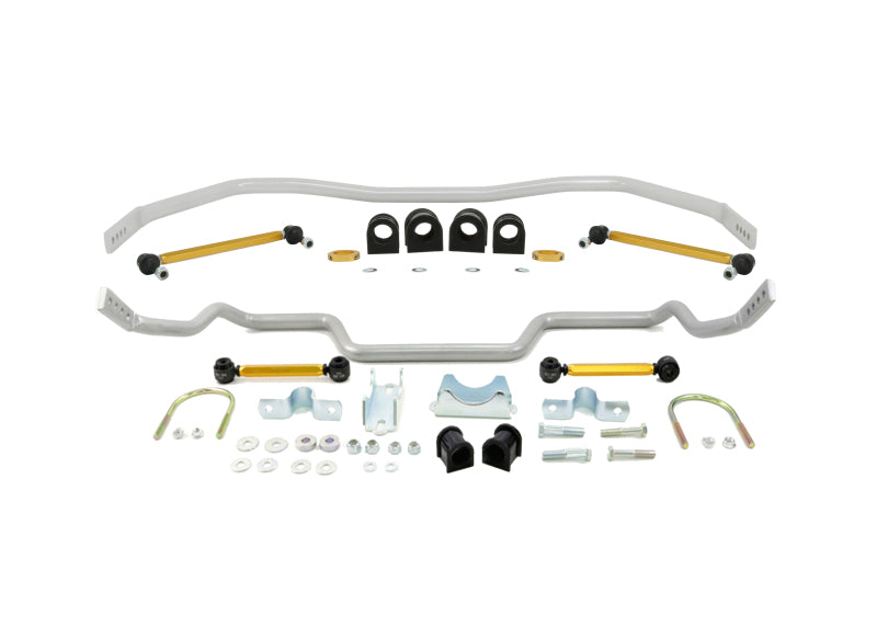 Whiteline Front and Rear Adj Swaybar Combo with Links & Locks 05-14 Ford Mustang S197